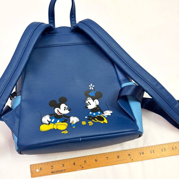 Disney Loungefly Mickey and Minnie Hanukkah mini backpack - Picture 4 of 7